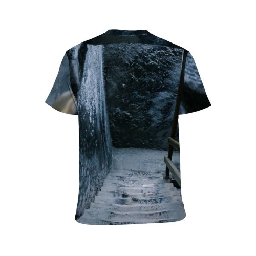 yanfind Adult Full Print T-shirts (men And Women) Aged Ancient Architecture Attract Building Cave Construction Dark Decay Destination