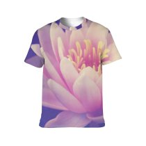yanfind Adult Full Print T-shirts (men And Women) Aesthetic Aquatic Plant Bloom Blooming Depth Field Floating Flora