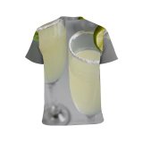 yanfind Adult Full Print T-shirts (men And Women) Alcohol Party Cocktail Glass Wine Lemon Champagne Fruit Tropical Still Juice