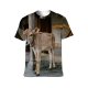 yanfind Adult Full Print T-shirts (men And Women) Adorable Barn Bell Blurred Bovine Calf Calm Cattle Cottage Countryside Courtyard Cow