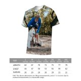 yanfind Adult Full Print T-shirts (men And Women) Adorable Affection Beard Blurred Caress Charming Chordate Cute Dog Enjoy Ethnic