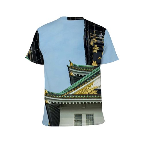 yanfind Adult Full Print T-shirts (men And Women) Aged Ancient Architecture Attract Authentic Building Castle Classic Construction Design Destination