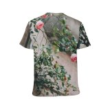 yanfind Adult Full Print T-shirts (men And Women) Aged Ancient Architecture Aroma Aromatic Bloom Blurred Botany Branch Building City