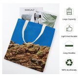 yanfind Great Martin Canvas Tote Bag Double Cliff Outdoors Rock Sports Mesa Adventure Leisure Activities white-style1 38×41cm