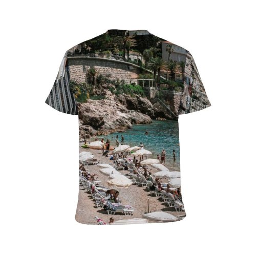 yanfind Adult Full Print T-shirts (men And Women) Aged Anonymous Architecture Atmosphere Beach Building City Cloudy Coast Construction Exterior