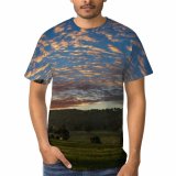yanfind Adult Full Print T-shirts (men And Women) Agriculture Barn Clouds Countryside Cow Farm Field Forest Grass Idyllic Rural Scenic