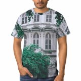 yanfind Adult Full Print T-shirts (men And Women) Aged Arched Architecture Building City Classic Construction Daytime Decor Decoration Detail