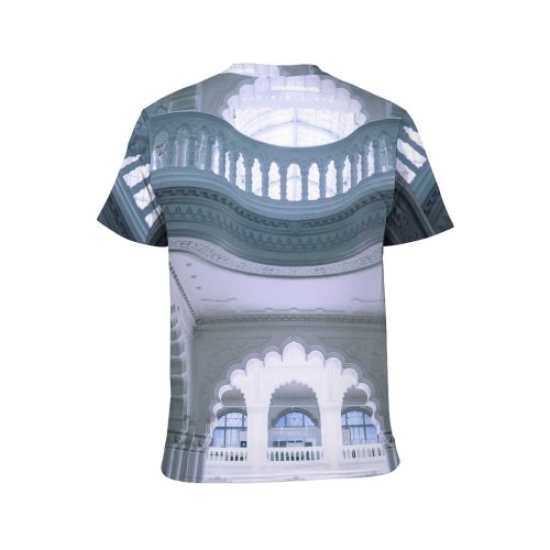 yanfind Adult Full Print T-shirts (men And Women) Aged Applied Arch Architecture Art Balcony Budapest Building Classic Column Decor