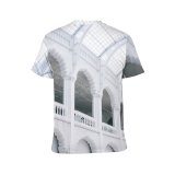 yanfind Adult Full Print T-shirts (men And Women) Aged Applied Arch Architecture Art Balcony Budapest Building Ceiling Column Decor