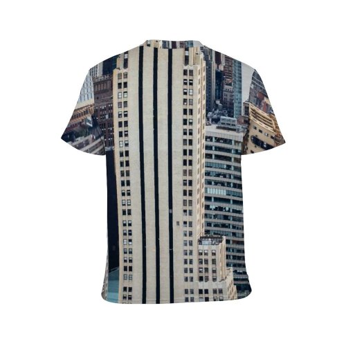 yanfind Adult Full Print T-shirts (men And Women) America Architecture Building Center City Cityscape Complex Contemporary Creative Daytime Design