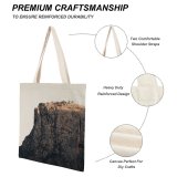 yanfind Great Martin Canvas Tote Bag Double Cliff Outdoors Mesa Grey Public Domain white-style1 38×41cm