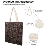 yanfind Great Martin Canvas Tote Bag Double Dobson Nc Aerial Landscape Outdoors Scenery Leaves Wooden Floor Wood Plank Leaf white-style1 38×41cm