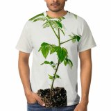 yanfind Adult Full Print T-shirts (men And Women) Anonymous Botanic Botany Care Crop Cultivate Decoration Delicate Demonstrate Design Faceless Flora