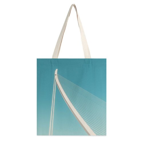 yanfind Great Martin Canvas Tote Bag Double Ciudad De Artes Y Ciencias València Spain HQ Lines Structure white-style1 38×41cm