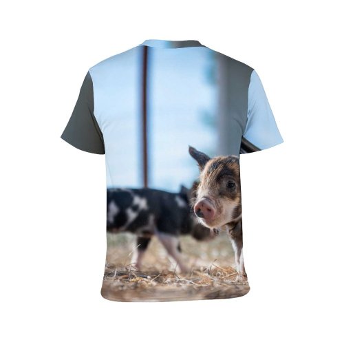 yanfind Adult Full Print T-shirts (men And Women) Agricultural Agriculture Blurred Colorful Country Countryside Dry Farm Farming Farmland Farmyard