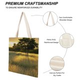 yanfind Great Martin Canvas Tote Bag Double Field Grassland Outdoors Landscape Grass Plant Savanna Paraíba Brasil Tree Vegetation Countryside white-style1 38×41cm