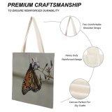 yanfind Great Martin Canvas Tote Bag Double Butterfly Monarch Insect Invertebrate Tallgrass Pana Il Usa Birds Stock white-style1 38×41cm