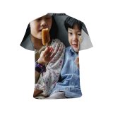 yanfind Adult Full Print T-shirts (men And Women) Adorable Boy Brother Casual Clothes Wear Charming Cheerful Childhood Children Cute Delicious