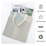 yanfind Great Martin Canvas Tote Bag Double Borgloon Belgium Plant Vegetation Outdoors Land Clean Aesthetic Architecture Minimal Shapes Cloud white-style1 38×41cm