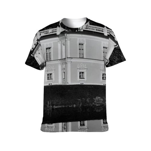 yanfind Adult Full Print T-shirts (men And Women) Adventure Ancient Architecture Branch Building Bw Coast Construction Daytime Destination Embankment