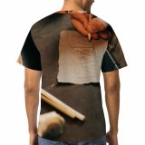yanfind Adult Full Print T-shirts (men And Women) Anonymous Bone Death Desk Hands Handwriting Retro Rough Rusty Skull Stationery Table