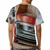 yanfind Adult Full Print T-shirts (men And Women) Aged Apartment Appliance Arrangement Bottle Cook Cozy Culinary Design Detail Electric