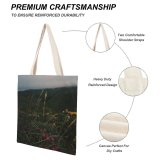 yanfind Great Martin Canvas Tote Bag Double Field Grassland Outdoors Da Roca Countryside Farm Meadow Rural Portugal Plant white-style1 38×41cm