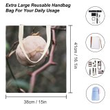 yanfind Great Martin Canvas Tote Bag Double Flower Plant Bud Sprout Austria Rose Feldkirch Leaves Ball Outdoors Close white-style1 38×41cm