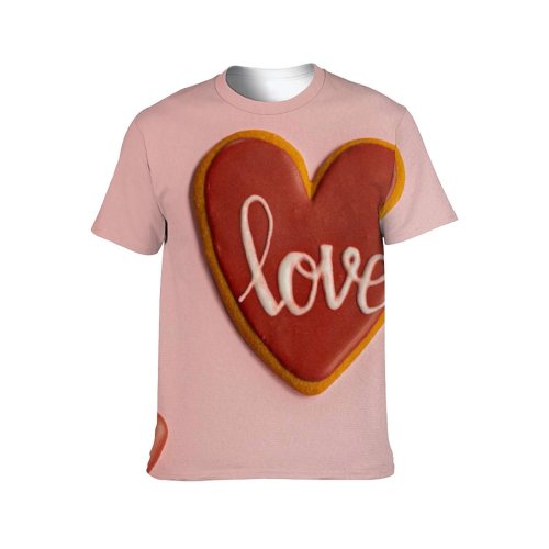 yanfind Adult Full Print T-shirts (men And Women) Affection Art Celebrate Colorful Concept Creative Decor Decoration Decorative Design Detail Different