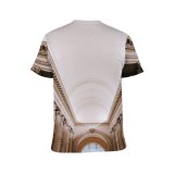 yanfind Adult Full Print T-shirts (men And Women) Aged Arch Arched Architecture Archway Art Attract Building Ceiling Classic Classy Colonnade