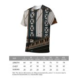 yanfind Adult Full Print T-shirts (men And Women) Aged America Arched Architecture Brooklyn Building Bust City Cloudless Construction Space