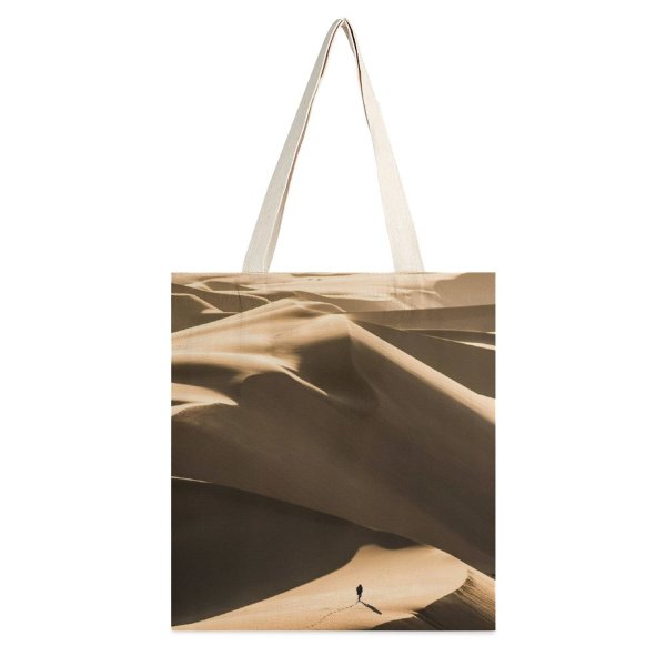yanfind Great Martin Canvas Tote Bag Double Desert Landscape Travel Outdoors Soil Namibia Africa Sand Adventure HQ Tumblr Cool white-style1 38×41cm