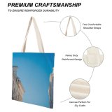 yanfind Great Martin Canvas Tote Bag Double Building Architecture Spire Steeple City Metropolis Town Urban Office Dome Downtown white-style1 38×41cm