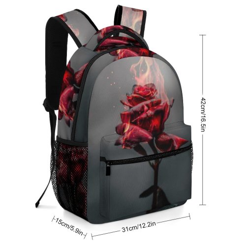 yanfind Children's Backpack Flower Plant Rose  Birds Petal Public Domain Preschool Nursery Travel Bag