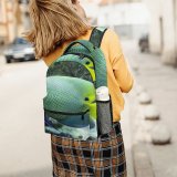 yanfind Children's Backpack Fish Angelfish Tropical Bulefaced Aquarium Sea Coral Fins Gills Vertebrate Pomacanthidae Preschool Nursery Travel Bag