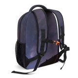 yanfind Children's Backpack Dark Exploration Observatory Sunset Evening Space Galaxy Cosmos Astronomy Roof Scenic Starry Preschool Nursery Travel Bag