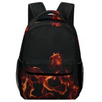 yanfind Children's Backpack Flame Images Dark Night Free Burning Fire Pictures Rooster Wallpapers Preschool Nursery Travel Bag