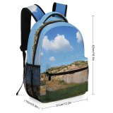 yanfind Children's Backpack Countryside Road Creative Mound Pictures Grassland India Outdoors Abu Rajasthan Sky Preschool Nursery Travel Bag