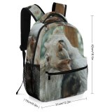 yanfind Children's Backpack  Focus Family Primate Depth Field Shallow  Wildlife Stone Fur Outdoor Preschool Nursery Travel Bag