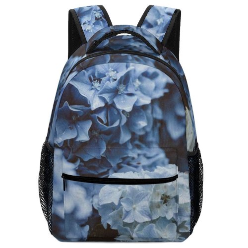 yanfind Children's Backpack Flora Flower Rhodedendron Leaves Faded Floral Petal Plant  Grey Preschool Nursery Travel Bag