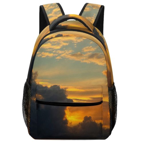 yanfind Children's Backpack Dawn Sky Sunlight Cumulus Sunset Free Dusk Outdoors Wallpapers Images Sunrise Preschool Nursery Travel Bag