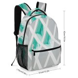 yanfind Children's Backpack Art Design Decoration Abstract Architecture Preschool Nursery Travel Bag