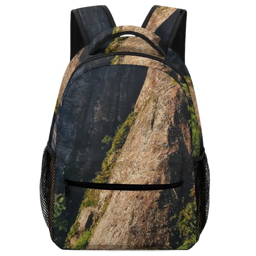 yanfind Children's Backpack Cliff Outdoors  Range Scenery Plateau Peak Preschool Nursery Travel Bag
