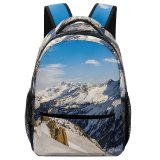 yanfind Children's Backpack Landscape Peak Creative Slope Pictures Outdoors Snow Mointains Französische  Les Preschool Nursery Travel Bag