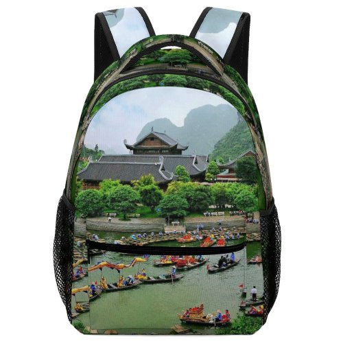 yanfind Children's Backpack Festival Tourism City Vacation Trang Landscape Lehoi Travel Colorful Hills Island Preschool Nursery Travel Bag