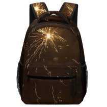 yanfind Children's Backpack Fireworks Magic Light Party Desktop Love Night Diwali Midnight Event Darkness Preschool Nursery Travel Bag