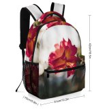 yanfind Children's Backpack  Flower Geranium Plant Petal Rose Public Domain Preschool Nursery Travel Bag