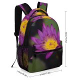 yanfind Children's Backpack Flower Images Aquatic Free Plant Stock Lotus Pond  Lily Preschool Nursery Travel Bag