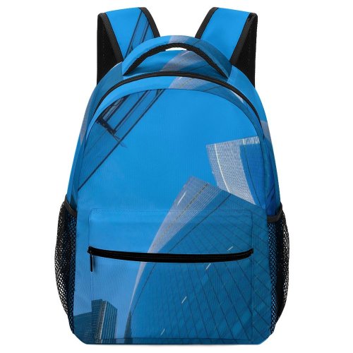 yanfind Children's Backpack Building City Office High Rise Town Urban Architecture  Aircraft Airplane Transportation Preschool Nursery Travel Bag