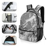 yanfind Children's Backpack Grey  Outdoors Range Peak  Snow Preschool Nursery Travel Bag